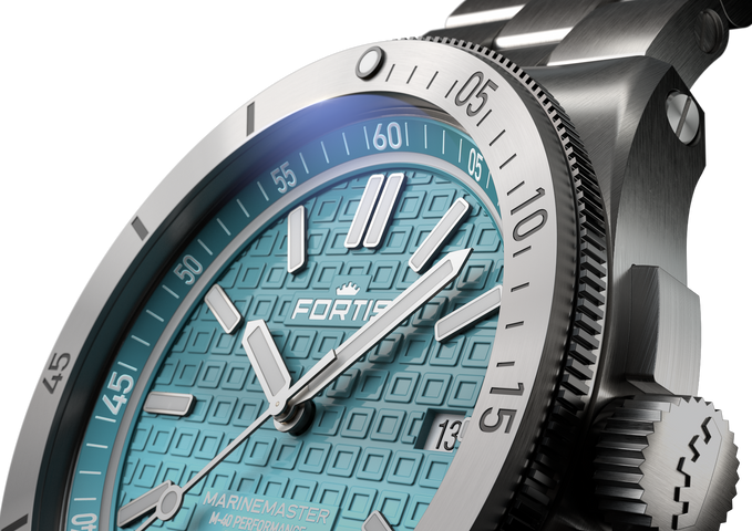Fortis Marinemaster M-40 Serenity Blue Watch