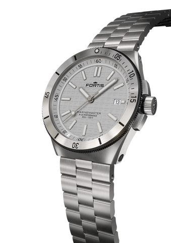 Fortis Marinemaster M-40 Snow White Watch