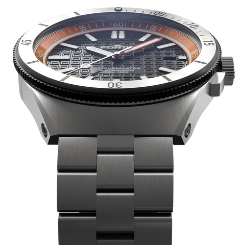 Fortis Marinemaster M-44 Amber Orange Watch