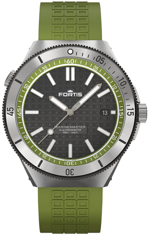 Fortis Watch Marinemaster M 44 Woodpecker Green F8120019
