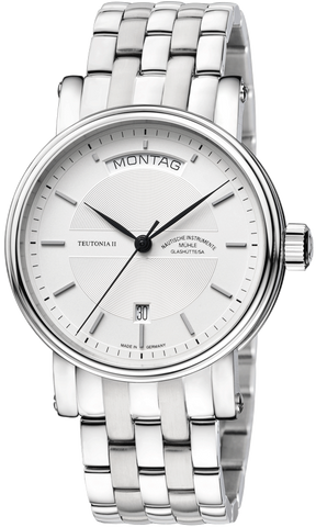 Muehle Glashuette Watch Teutonia II Tag Datum M1-33-65-MB