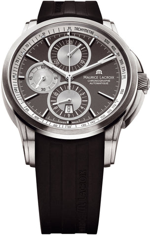 Maurice Lacroix Pontos Chrono 3 Counters D PT6188-TT031-830 RUBBER