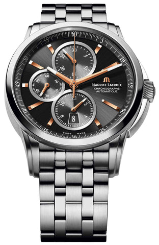 Maurice Lacroix Watch Pontos Chrono 3 Counters PT6188-SS002-332