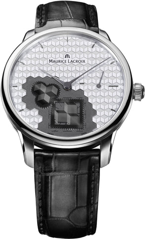 Maurice Lacroix Masterpiece Square Wheel Cube D MP7158-SS001-909 BLACK STRAP