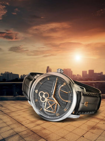 Maurice Lacroix Masterpiece Square Wheel Retrograde Watch