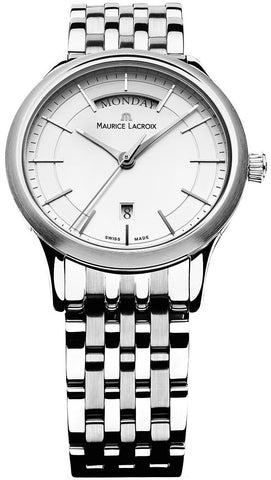 Maurice Lacroix Les Classiques Round Day Date D LC1007-SS002-130 BRACELET