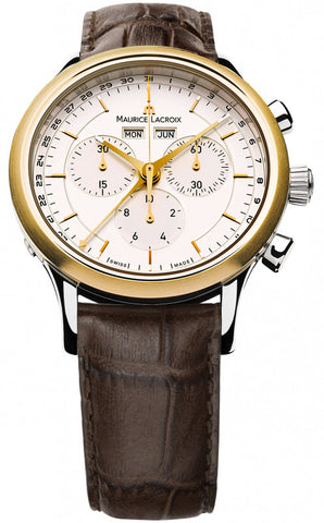 Maurice Lacroix Les Classiques Round Day Date Month Chrono D LC1008-PVY11-130