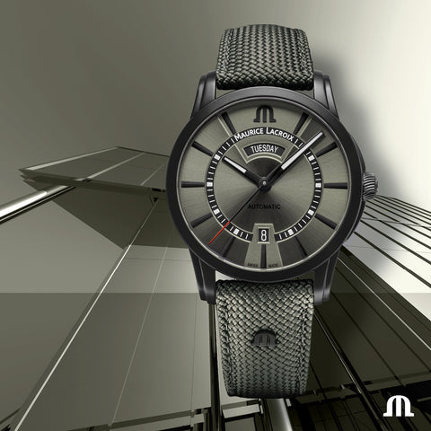 Maurice Lacroix Watch Pontos Day Date Khaki Limited Edition