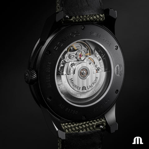 Maurice Lacroix Watch Pontos Day Date Khaki Limited Edition