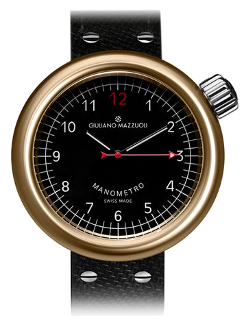Giuliano Mazzuoli Watch Manometro Bronze Black MNBZ02.