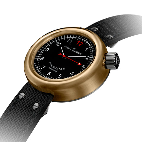 Giuliano Mazzuoli Manometro Bronze Black Watch