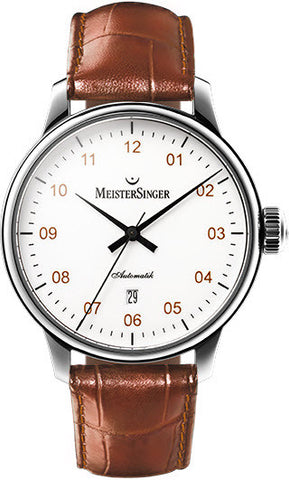 MeisterSinger Scrypto AM2201 Croco Print Cognac