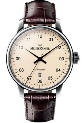 MeisterSinger Scrypto AM2203 Croco Print Brown