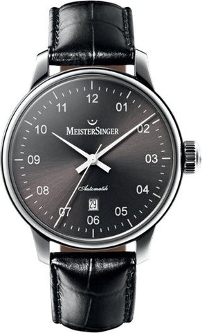 MeisterSinger Scrypto AM2207 Croco Print Black