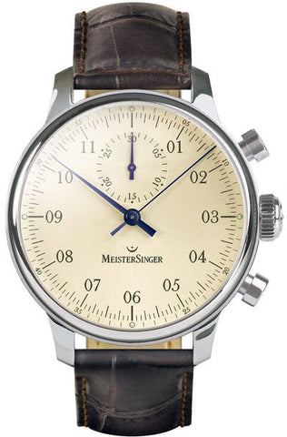 MeisterSinger Watch Singular MM403 Croco Print Brown