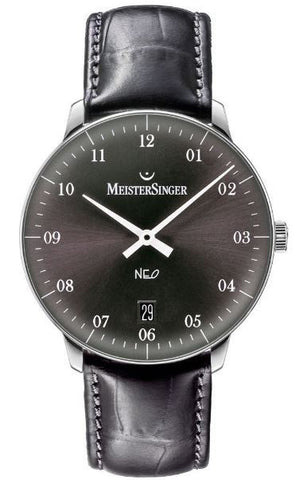 MeisterSinger Neo 2Z NE207 Croco Print Black