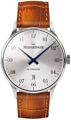 MeisterSinger Pangaea 2Z PM201 Croco Print Cognac