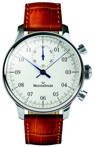 MeisterSinger Watch Singular S MM401 Croco Print Cognac