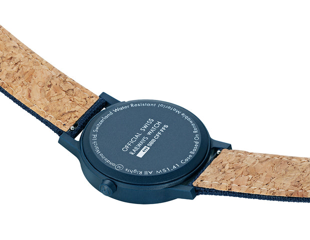 Mondaine Essence Deep Ocean Blue Textile Watch