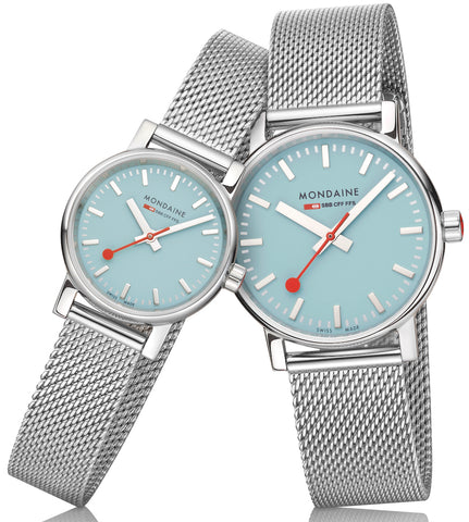 Mondaine Evo2 Dusk 35mm Blue Watch