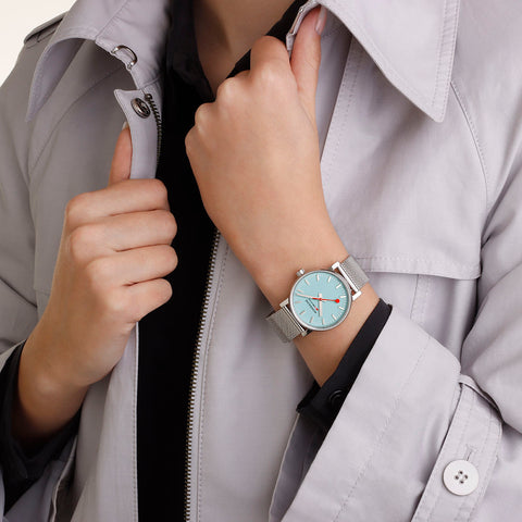 Mondaine Evo2 Dusk 35mm Blue Watch