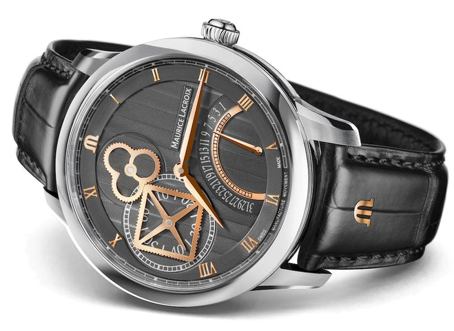 Maurice Lacroix Masterpiece Square Wheel Retrograde Watch