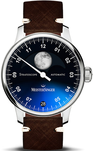 MeisterSinger Stratoscope Moon Phase Watch