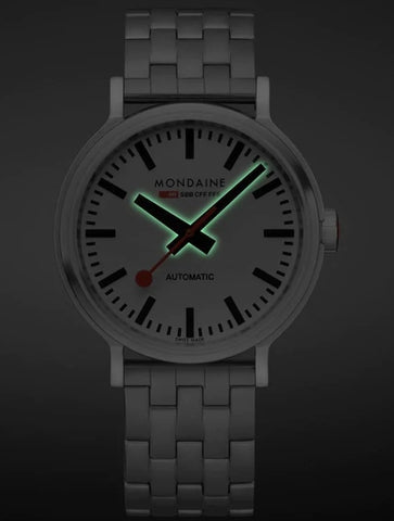 Mondaine The Original Automatic BackLight Bracelet Watch