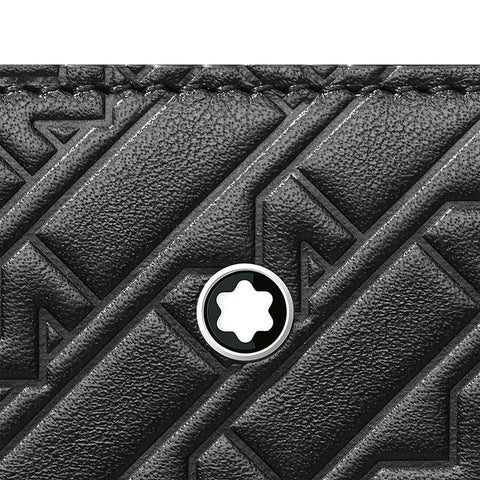 Montblanc Wallet M_Gram 4810 Twelve Card Black Zip Around, 128639