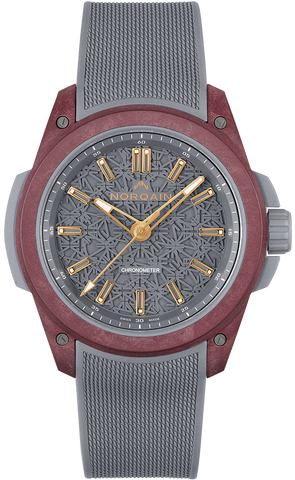 Norqain Watch Wild One & Norteq Burgundy Grey Mesh NNQ3000QUG1LA/G001/3W1GR.20RQ