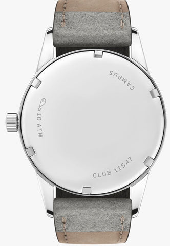Nomos Glashutte Club Campus 38 Electric Green Steel Back Watch