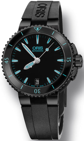 Oris Watch Aquis Date PVD Rubber 01 733 7652 4725-07 4 18 34B