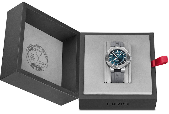 Oris Watch Aquis Source of Life Rubber Limited Edition