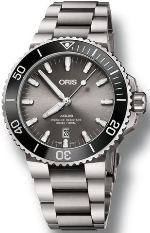 Oris Watch Aquis Titanium Date 01 733 7730 7153-07 8 24 15PEB