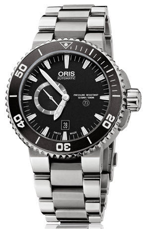Oris Watch Aquis Titan Small Second, Date Bracelet 01 743 7664 7154-07 8 26 75PEB