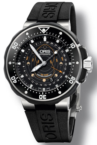 Oris Watch ProDiver Pointer Moon Northern Hemisphere Rubber 01 761 7682 7154 Set