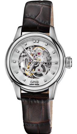 Oris Artelier Lady Skeleton Leather 01 560 7687 4019-07 5 14 60FC