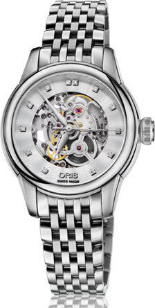 Oris Watch Artelier Lady Skeleton Bracelet 01 560 7687 4019-07 8 14 77