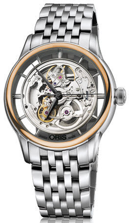 Oris Watch Artelier Translucent Skeleton Bracelet 01 734 7684 6351-07 8 21 77
