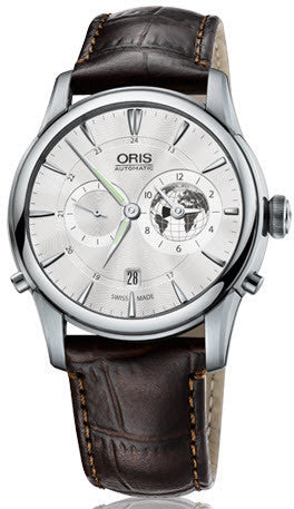 Oris Watch Artelier Greenwich Mean Time Crocodile Limited Edition 01 690 7690 4081-07 1 22 73FC