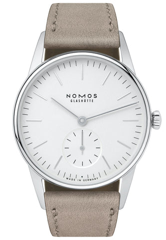 Nomos Glashutte Watch Orion 33 White Sapphire Crystal 324