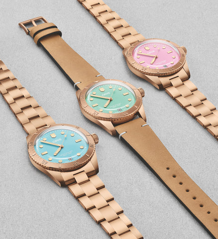 Oris Divers Sixty-Five Cotton Candy Lipstick Pink Bracelet