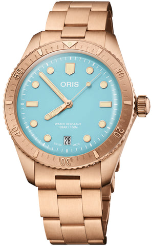 Oris Watch Divers Sixty-Five Cotton Candy Sky Blue 01 733 7771 3155-07 8 19 15