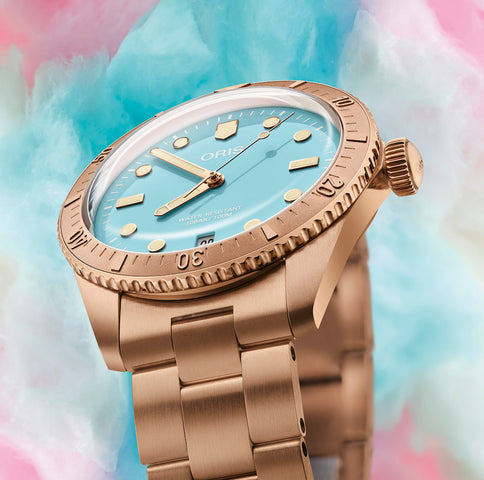 Oris Divers Sixty-Five Cotton Candy Sky Blue Bracelet