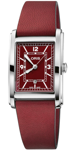 Oris Watch Rectangular Red 01 561 7783 4068-07 5 19 18