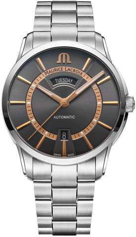 Maurice Lacroix Watch Pontos Day Date 41mm PT6358-SS002-333-1