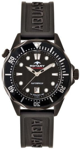 Rotary Watch Aquaspeed Gents Rubber Strap AGS00069/W/04