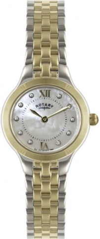 Rotary Ladies Two Tone Bracelet