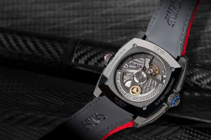 Cyrus Watch Klepcys Dice Black DLC Carbon Fiber Limited Edition