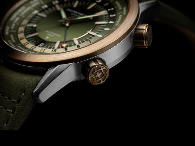 Raymond Weil Freelancer GMT Worldtimer Green D